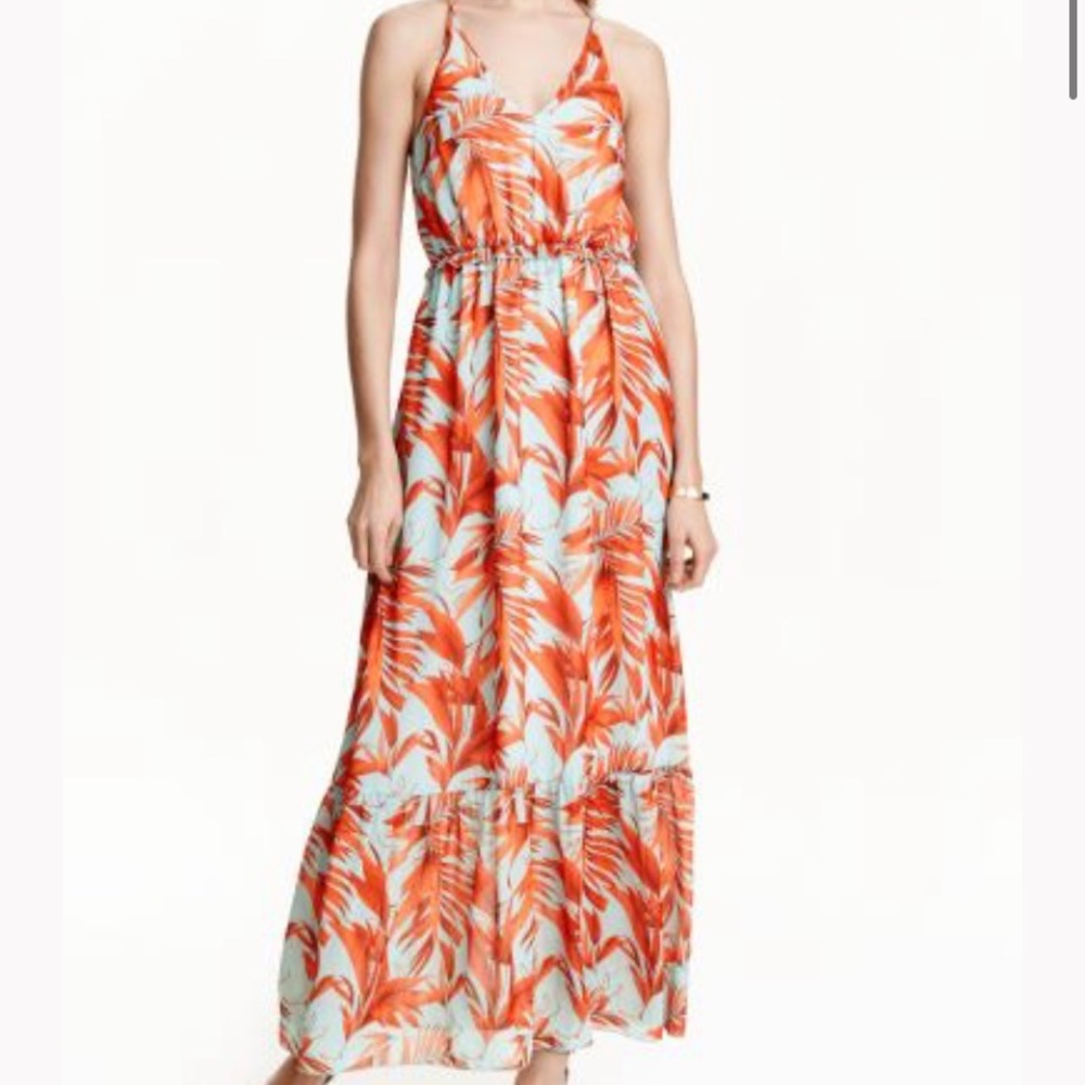 H&M Chiffon Maxi Dress